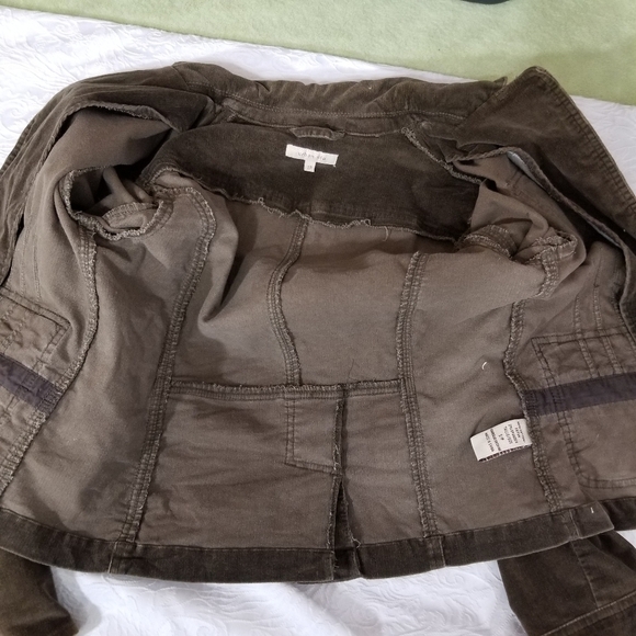 Urban Life size small greenish brown corderoy jacket - Picture 7 of 10